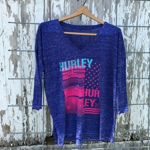 Oversized dolman Hurley 3/4 sleeve top